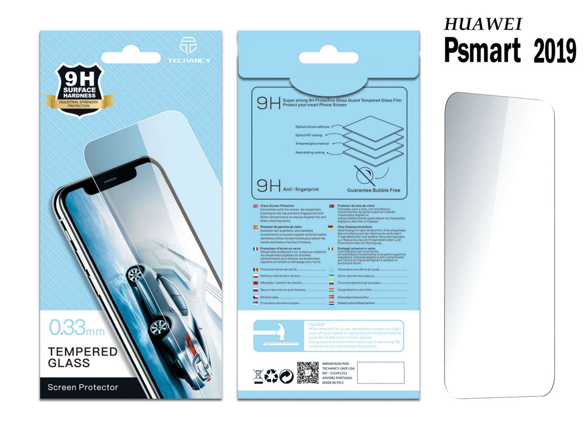 Tempered Glass Film Hw P Smart 2019