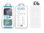 Vidrio templado IP6/6S 2.5D película blanca completamente cubierta Vidrio templado IP6/6S 2.5D película blanca completamente cubierta