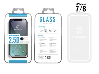 Tempered Glass Ip 7/8 2.5D Fullcover White Film