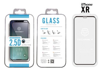 Tempered Glass Ip Xr 2.5D Fullcover Black Film