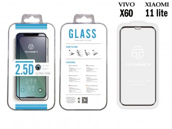 Tempered Glass Xiaomi 11 Lite 2.5D Fullcover Black