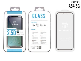 Tempered Glass Oppo A54 5G 2.5D Fullcover Black