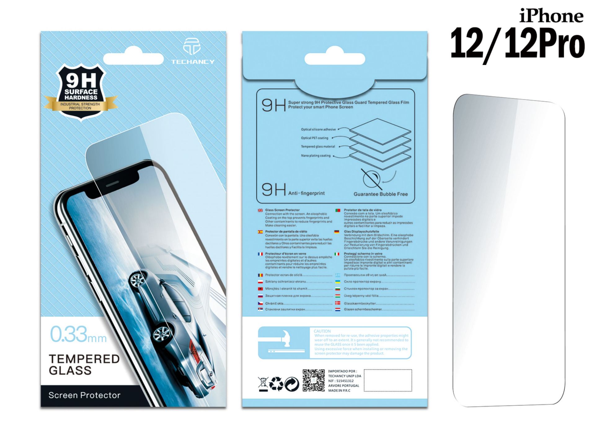 Ip 12/12Pro Tempered Glass Pellicle Ip 12/12Pro Tempered Glass Pellicle