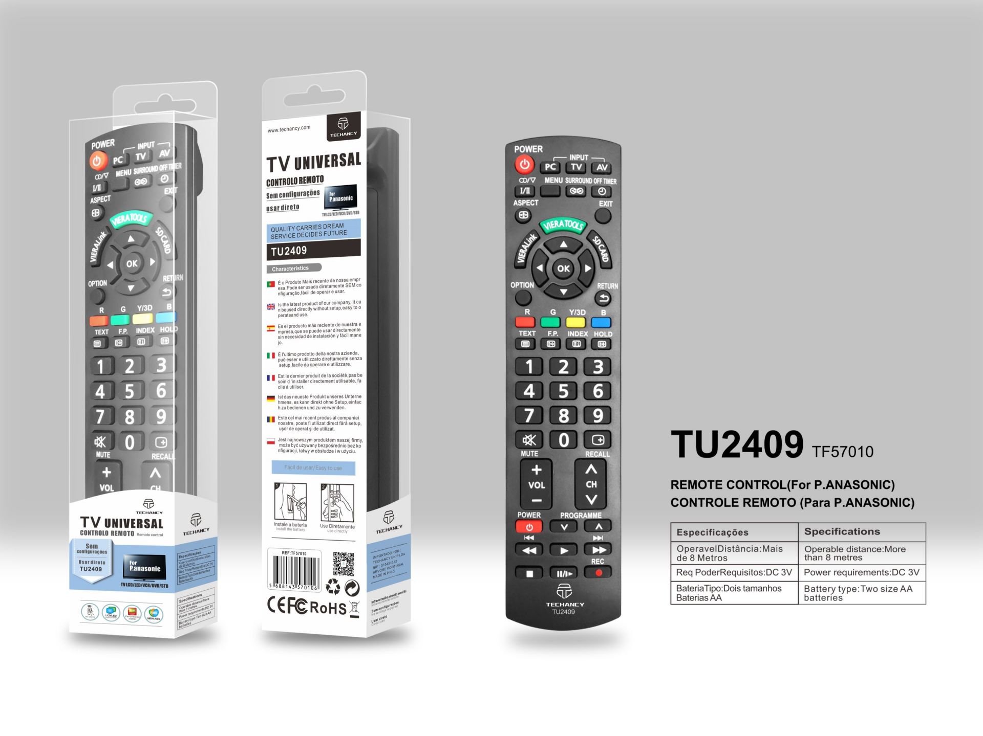 Remote Control Without Settings For Panasonic Remote Control Without Settings For Panasonic