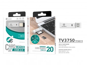 SD/Tf-Kartenleser 2 In 1 USB 2.0 Wei