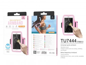 Smartphone Armband For Running Pink