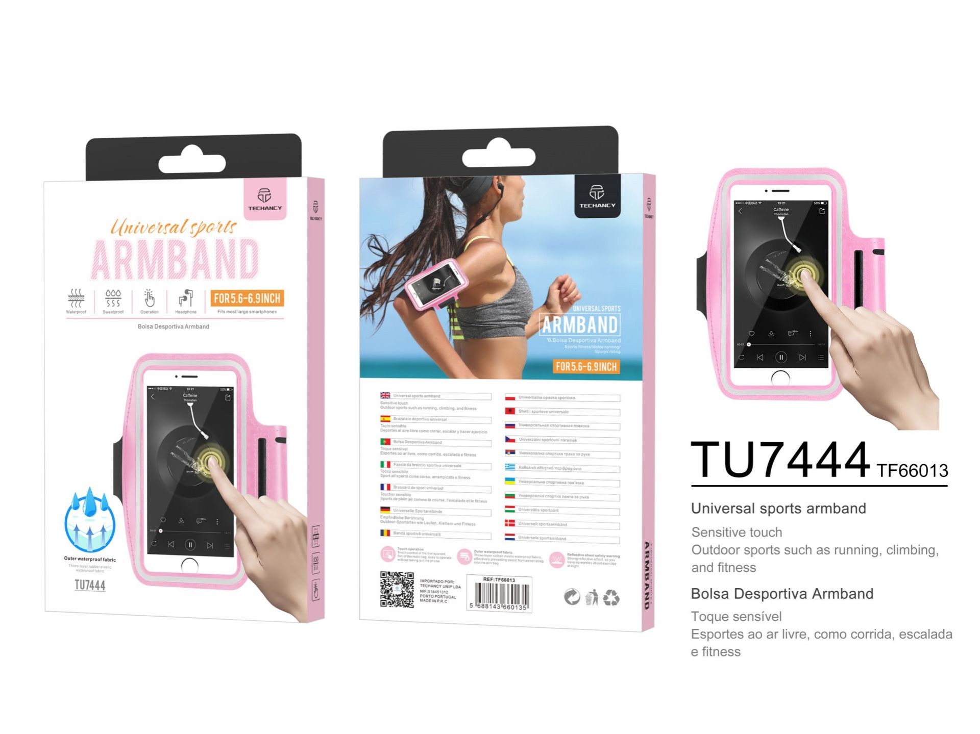 Smartphone Armband f�r Laufen Pink