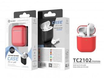 Silicone Case For Airpod  1/2 Red
