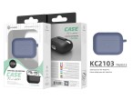 Coque en silicone pour Airpod 3 bleu Coque en silicone pour Airpod 3 bleu