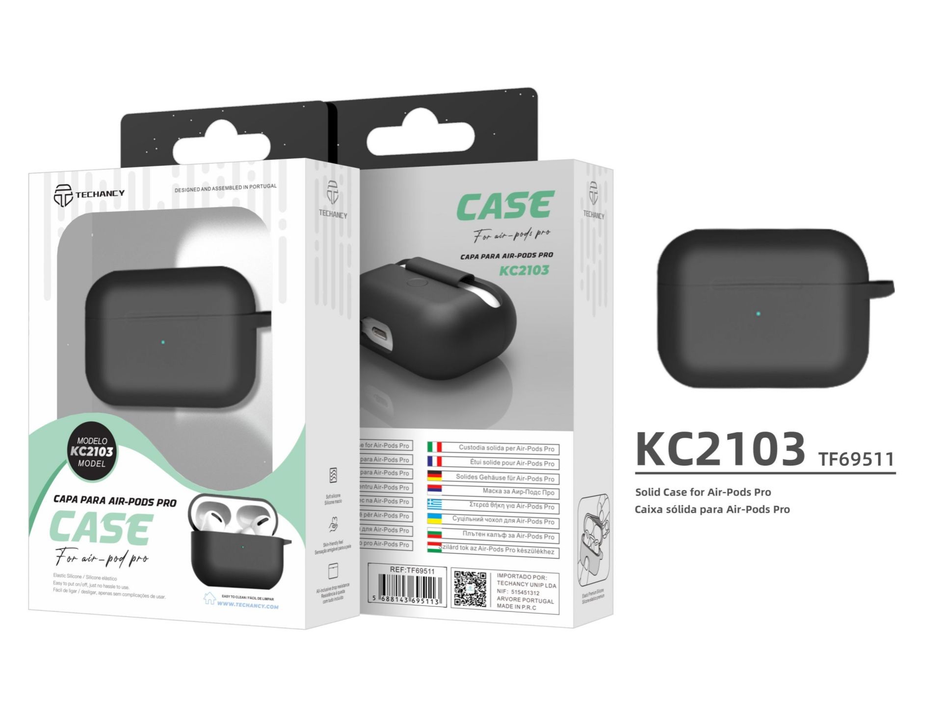 Silicone Case For Airpod 3 Black Silicone Case For Airpod 3 Black
