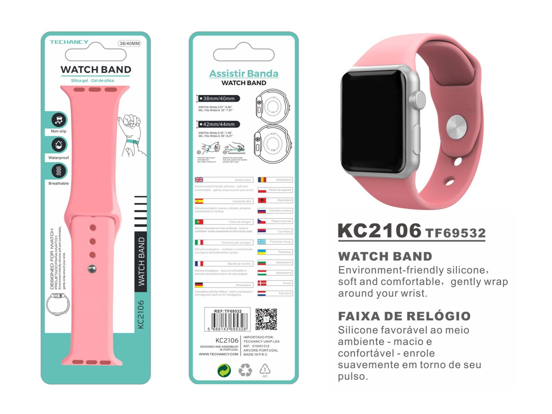 Braccialetto in silicone per Apple Watch 38-40Mm Braccialetto in silicone per Apple Watch 38-40Mm