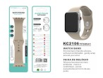 Pulseira De Silicone Para Apple Watch 42-44Mm Pulseira De Silicone Para Apple Watch 42-44Mm