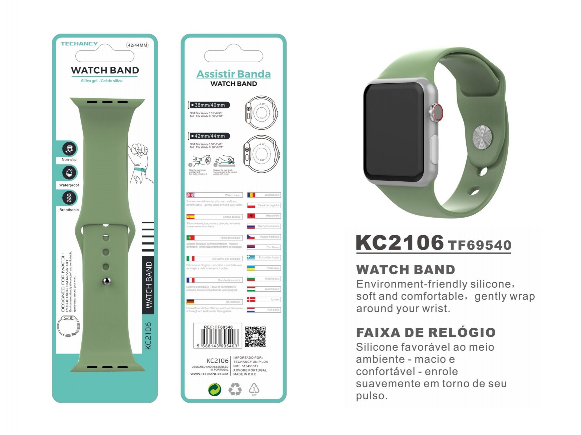 Pulsera de silicona Apple Watch 42-44 mm Pulsera de silicona Apple Watch 42-44 mm