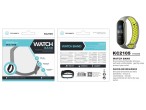 Mi5 / 6 Sport Silikon Armband Grau + Gelb Mi5 / 6 Sport Silikon Armband Grau + Gelb