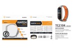 Silicone Mi3/4 Bracelet Gray+Black Silicone Mi3/4 Bracelet Gray+Black