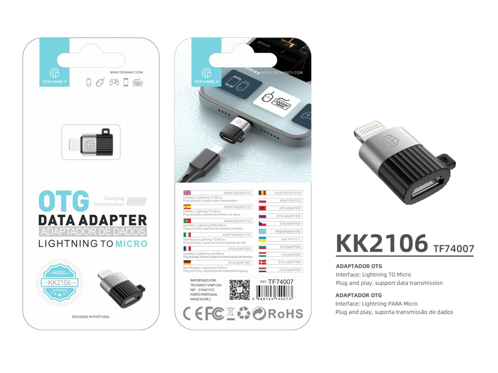 Apple Lightning To Micro Otg Black Adapter Apple Lightning To Micro Otg Black Adapter