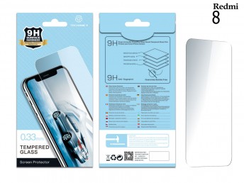 Gehrtetes Glas Xiaomi Redmi 8 gehrtetes Glas