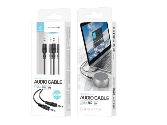 Audio Cable Pvc Od3.0 3M Black Audio Cable Pvc Od3.0 3M Black