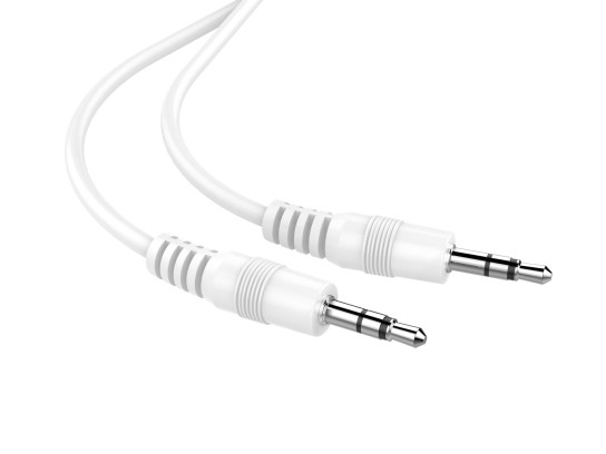 Audio Cable Pvc Od3.0 2M White Audio Cable Pvc Od3.0 2M White