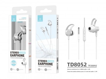 Auriculares de 3,5 puertos Blanco