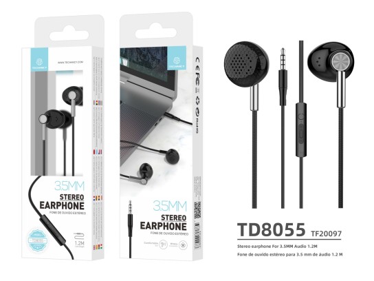 Auriculares de 3,5 puertos Negro