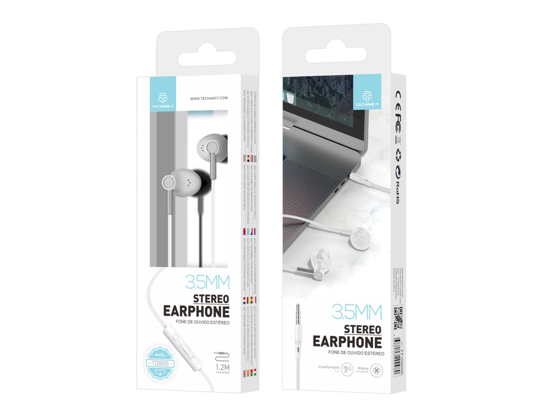 Cuffie a 3,5 porte Bianco Cuffie a 3,5 porte Bianco