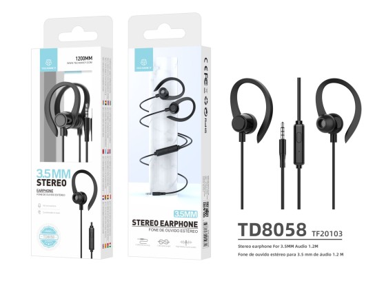 Auriculares de 3,5 puertos Negro