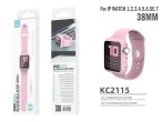 Silicone Bracelet And Case For Iwatch 38Mm Pink