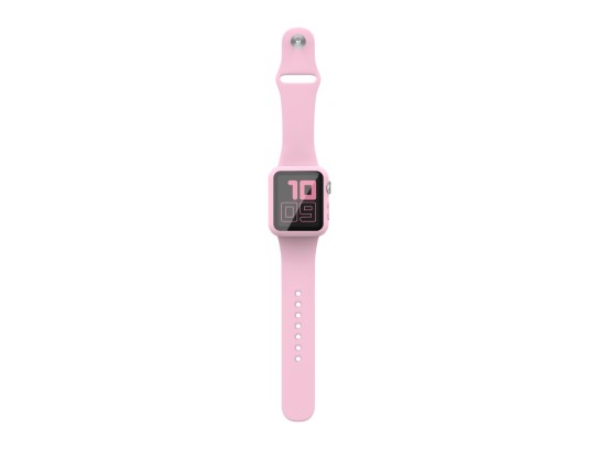 Silicone Bracelet And Case For Iwatch 42Mm Pink Silicone Bracelet And Case For Iwatch 42Mm Pink