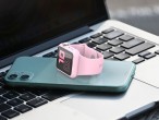 Bracciale e custodia in silicone per Iwatch 40Mm rosa