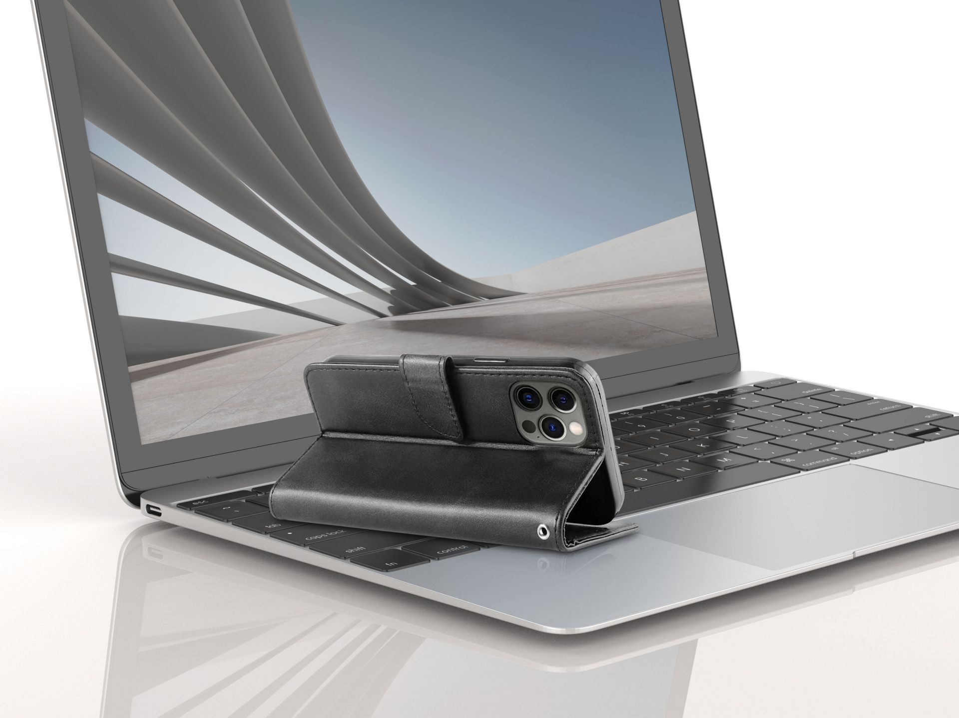 Funda de Piel con Hebilla Negra Ip X/X/Xs Funda de Piel con Hebilla Negra Ip X/X/Xs