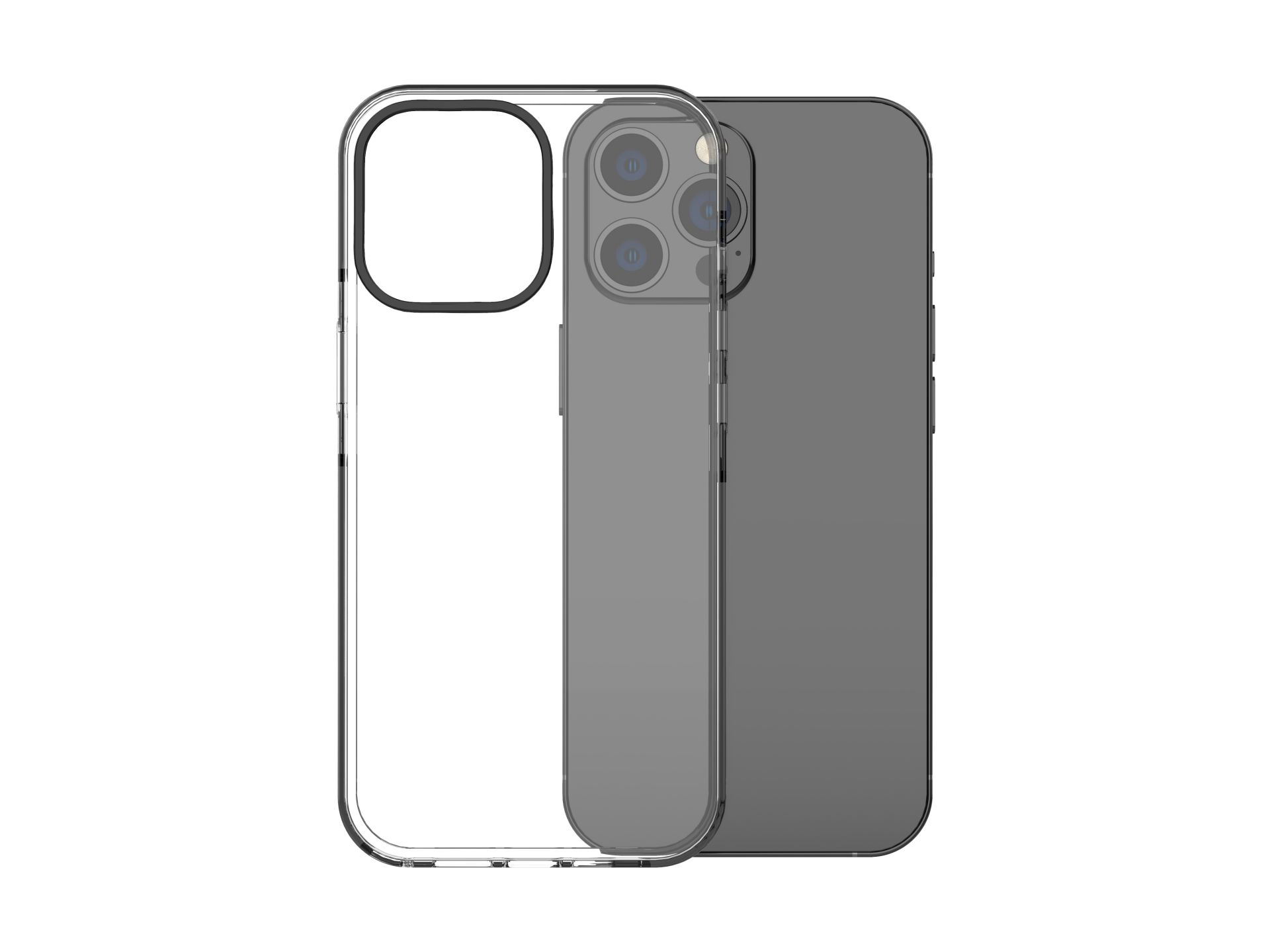 New Acrylic Case Clear Black Trim Ip X/Xs New Acrylic Case Clear Black Trim Ip X/Xs
