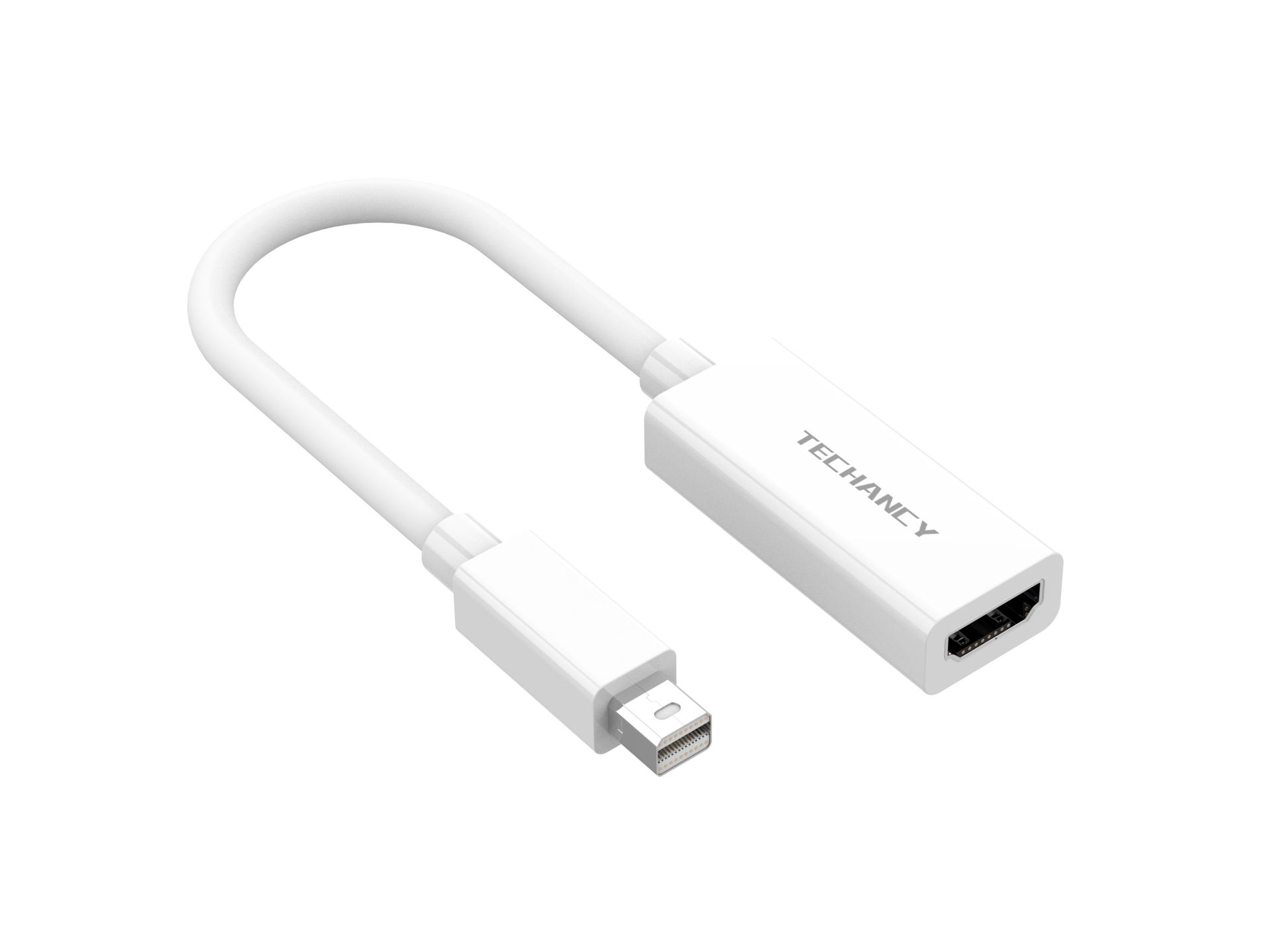 Mini Dp zu Hdtv 2K Video Adapter Kabel Weiß Mini Dp zu Hdtv 2K Video Adapter Kabel Weiß