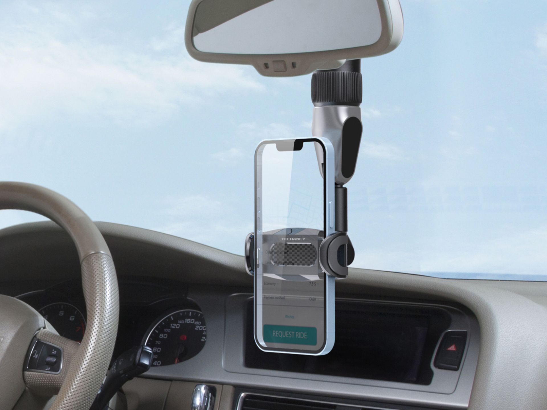 Supporto universale per auto nero Supporto universale per auto nero
