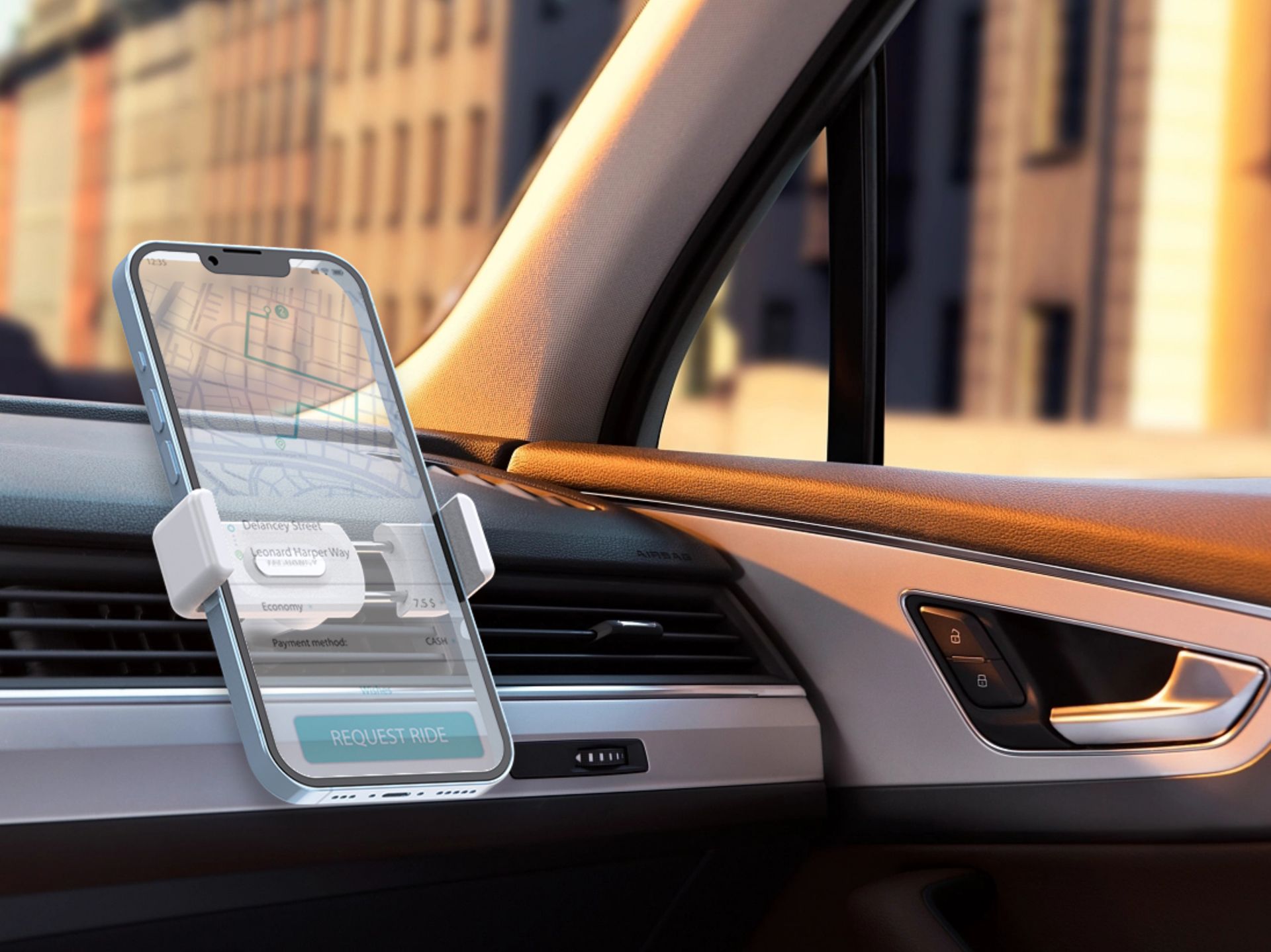 Universal Car Mount White Universal Car Mount White