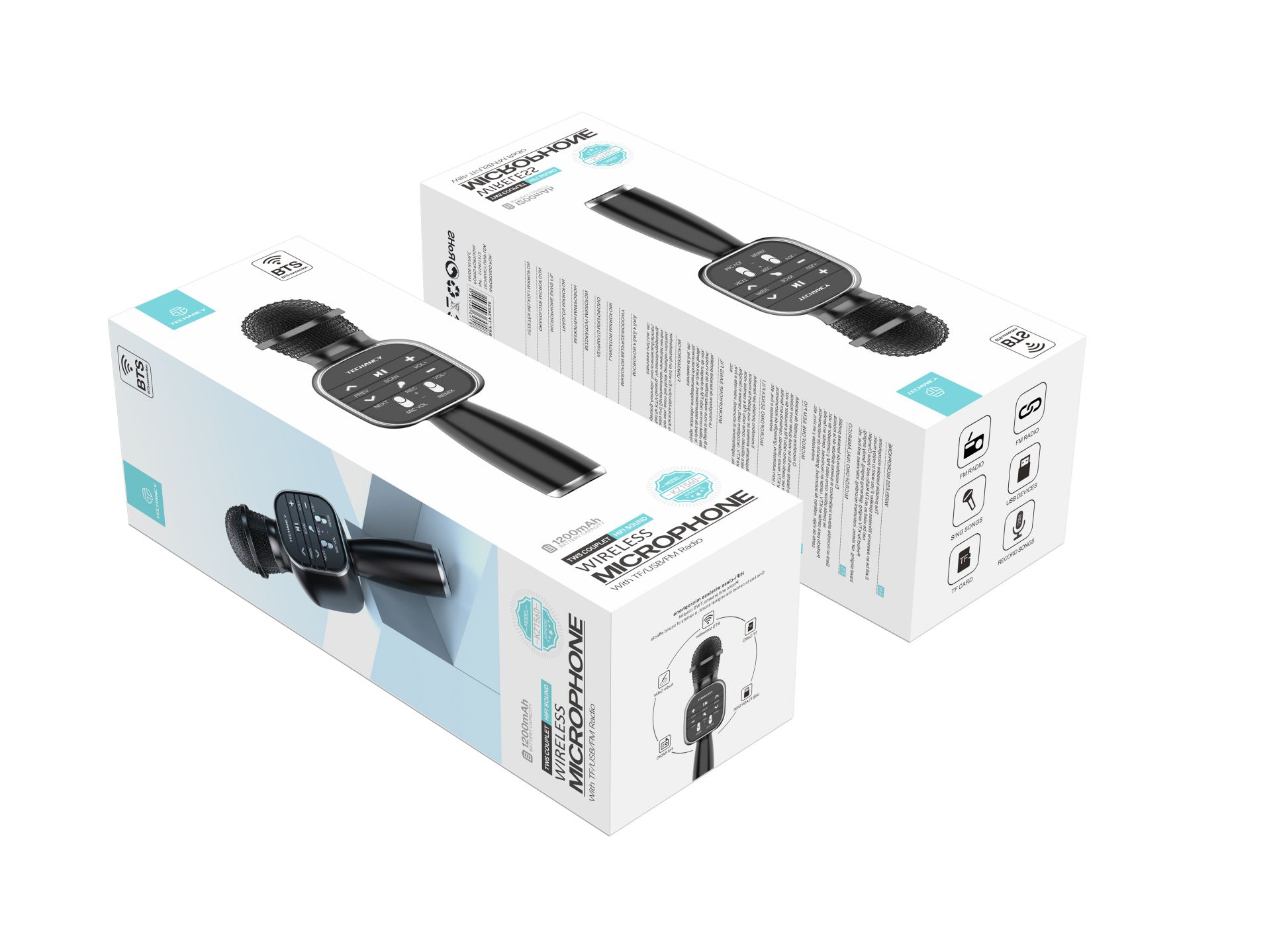 Bluetooth Microphone Dss Black Bluetooth Microphone Dss Black