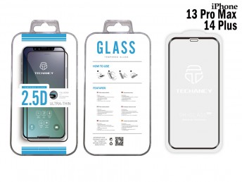 Iphone 13Peo Max/14 Plus 2.5D Full Cover Blanco