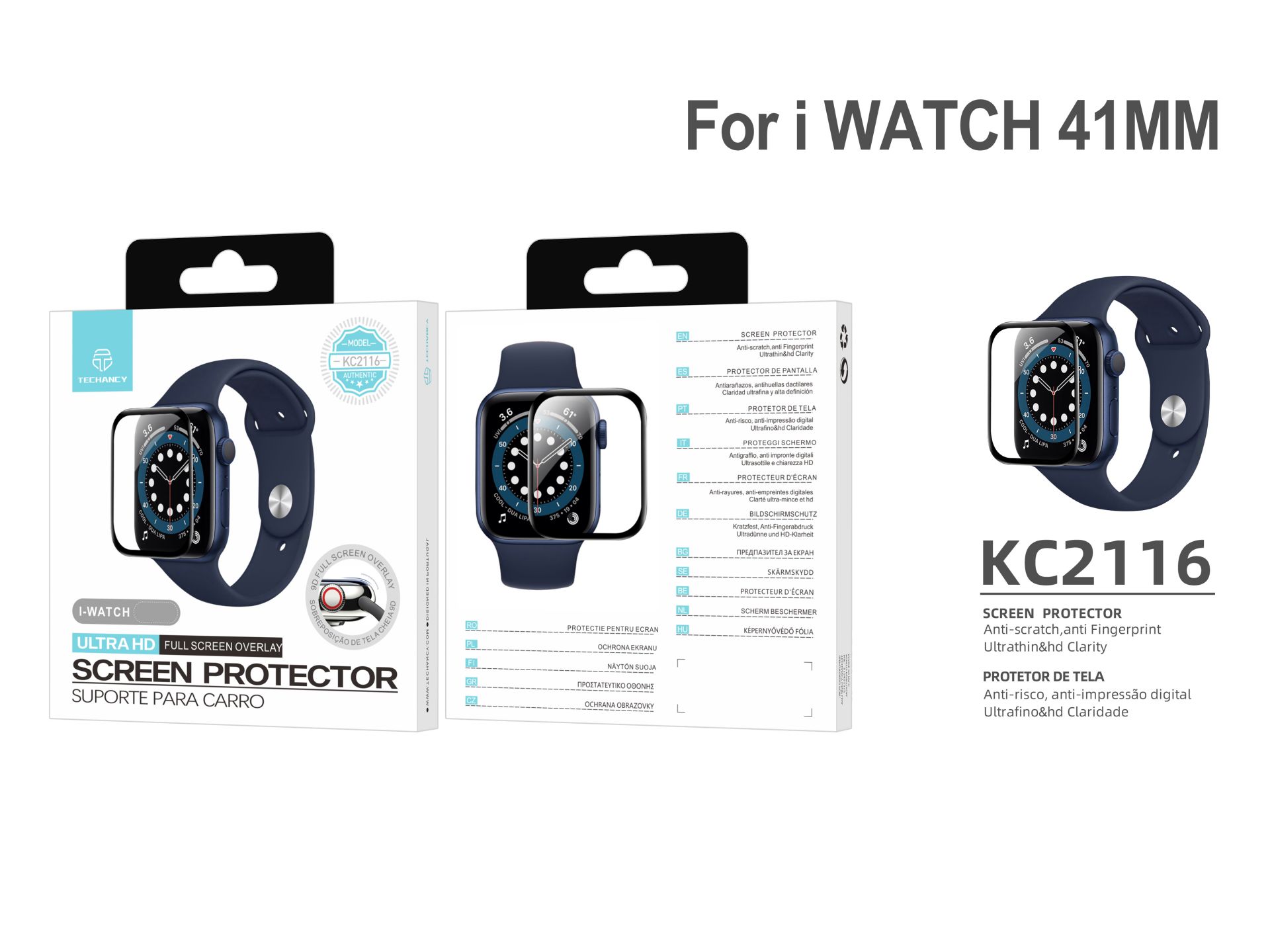Iwatch IP Pellicola Protettiva 41mm Iwatch IP Pellicola Protettiva 41mm
