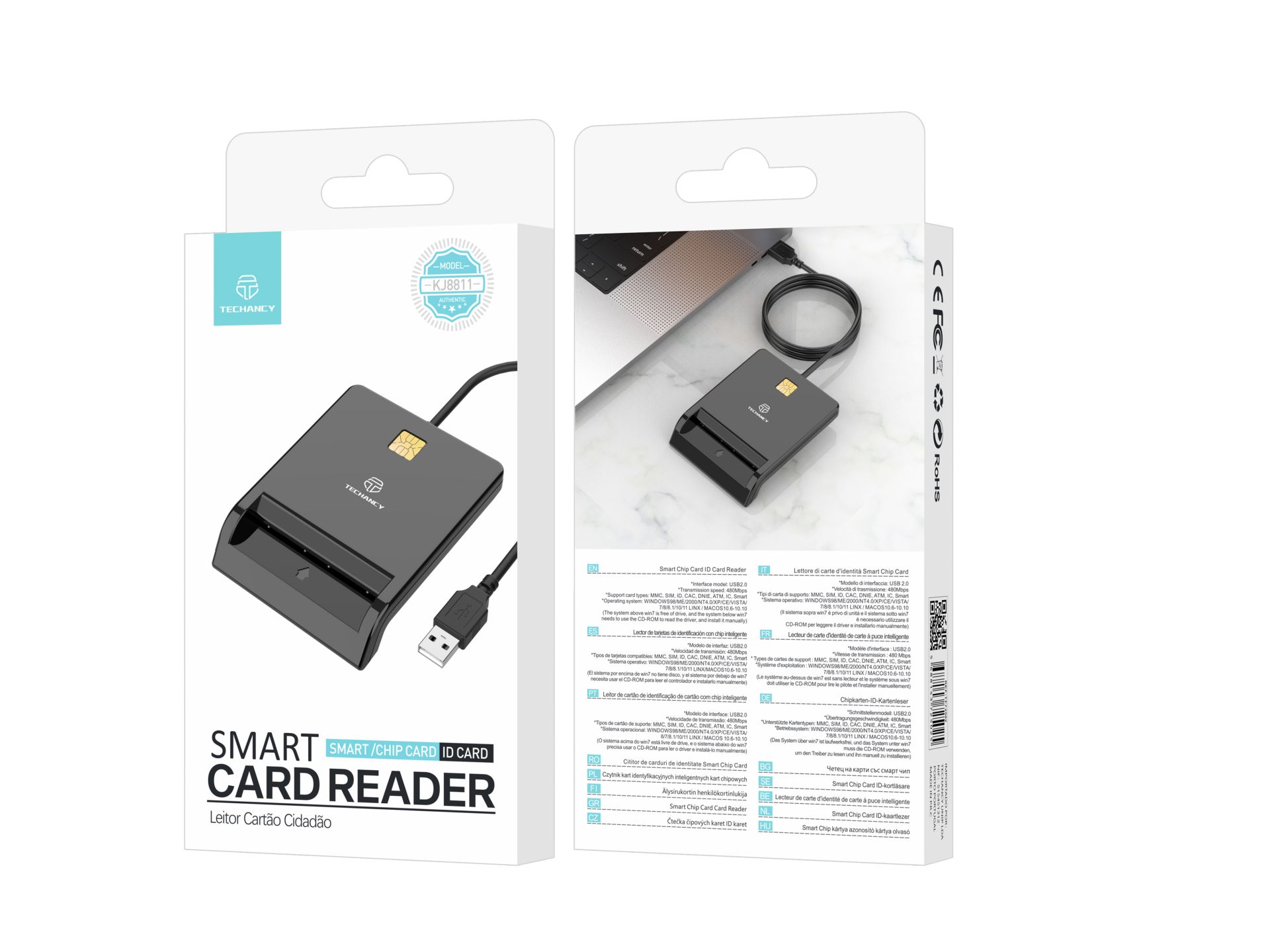 EID/Smart Card Reader Black EID/Smart Card Reader Black