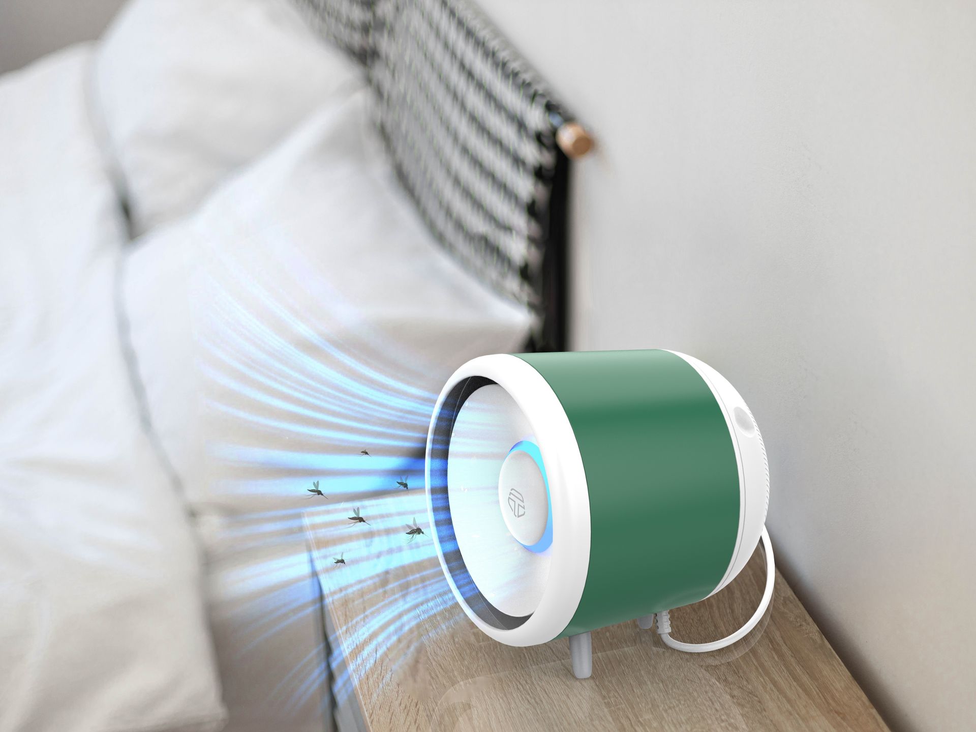 Lampada antizanzare Verde+Bianco