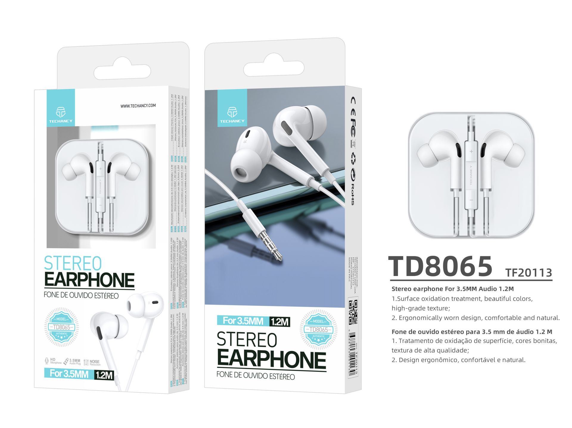 Box Auricolari 3.5Mm Bianco Box Auricolari 3.5Mm Bianco