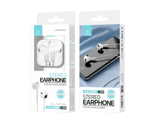 Box Auricolari 3,5Mm Bianco Box Auricolari 3,5Mm Bianco