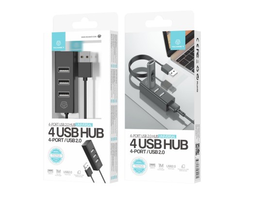 USB 2.0Hub 4 Anschlüsse Schwarz USB 2.0Hub 4 Anschlüsse Schwarz