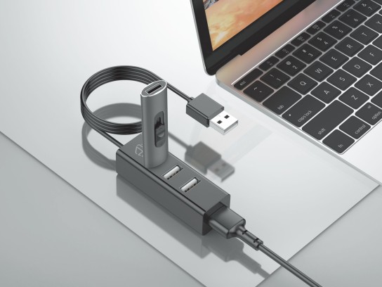 USB 2.0Hub 4 Anschlüsse Schwarz USB 2.0Hub 4 Anschlüsse Schwarz