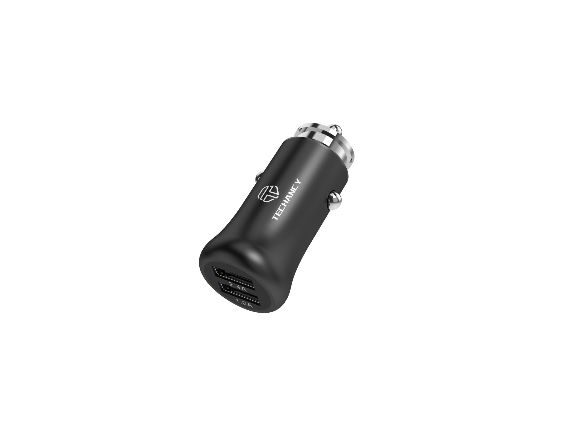 Cargador de coche 2.4A 2USB negro Cargador de coche 2.4A 2USB negro