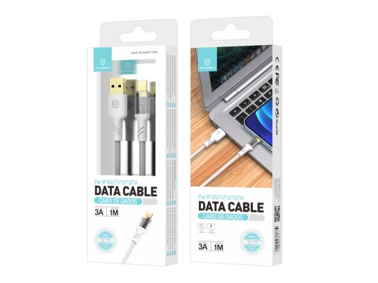 J18 Cavo dati Lightning 1M 3A Bianco J18 Cavo dati Lightning 1M 3A Bianco