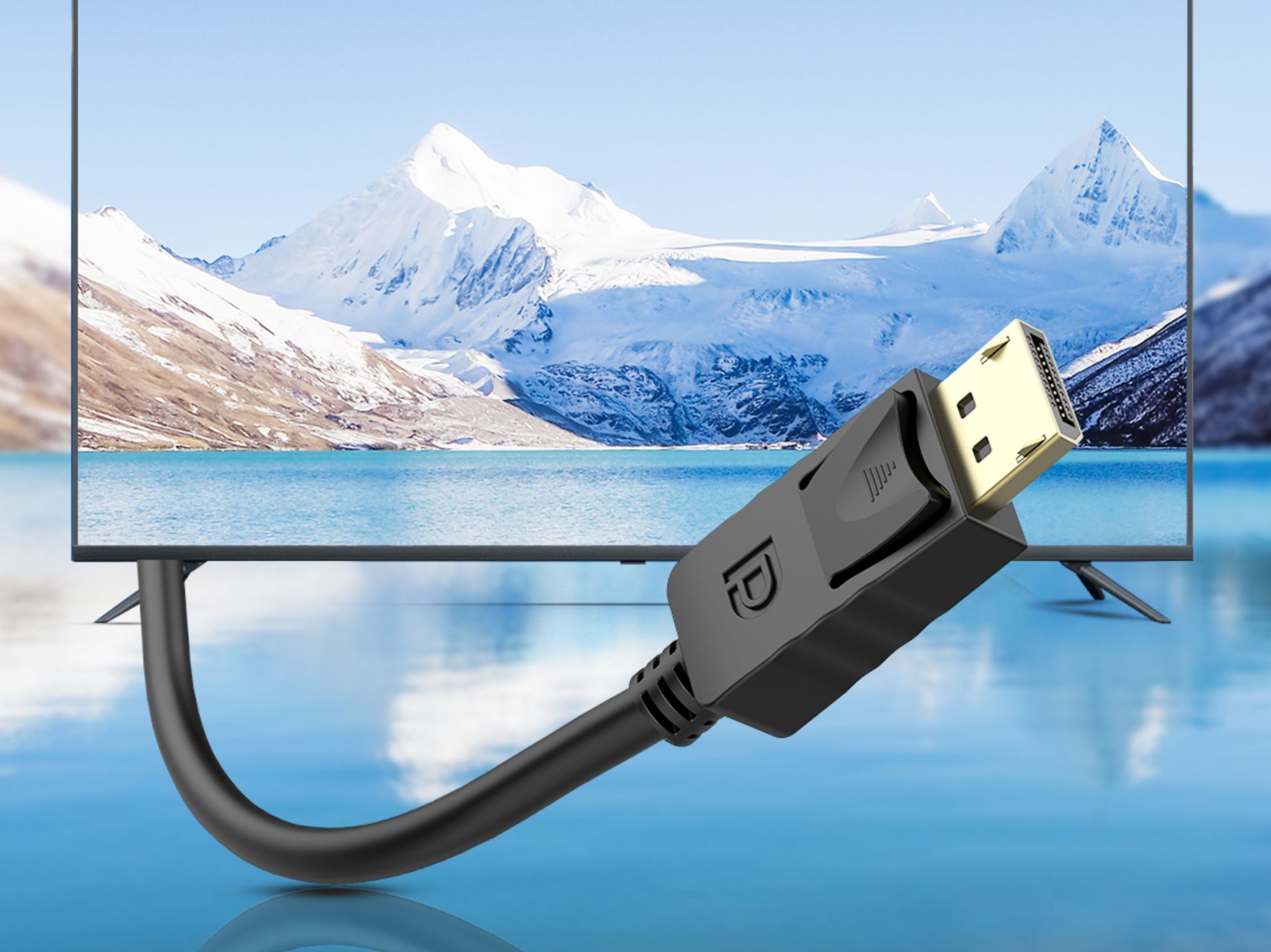 Cabo Displayport 1080P Fullhd 1.5M 1.4M 4K*2K Preto