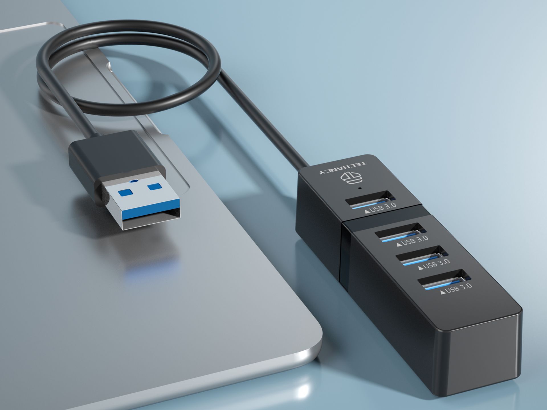 Hub Usb3.0 Com 4 Portas Usb3.0 Preto Hub Usb3.0 Com 4 Portas Usb3.0 Preto