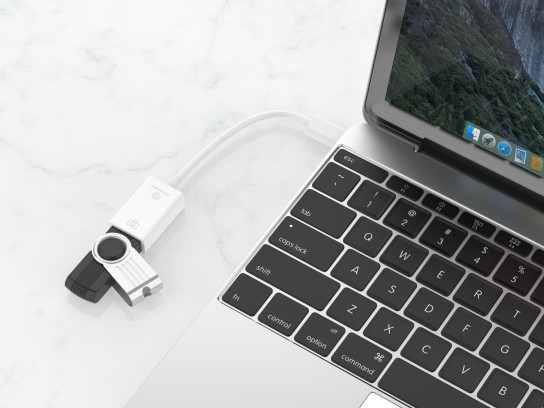 Otg Typ-C zu Buchse Usb Kabel Weiß Otg Typ-C zu Buchse Usb Kabel Weiß