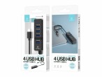 Hub Usb-C3.0 With 4 Ports Usb3.0 Black